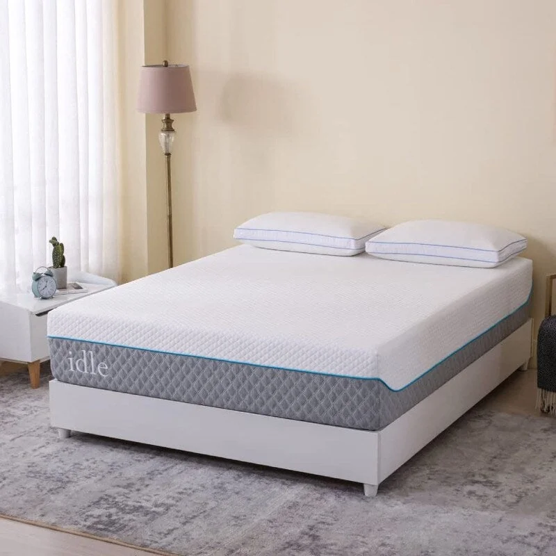 12 Inch Gel Memory Foam Mattress for Cool Sleep & Pressure Relief Removable Breathable Fabric Cover