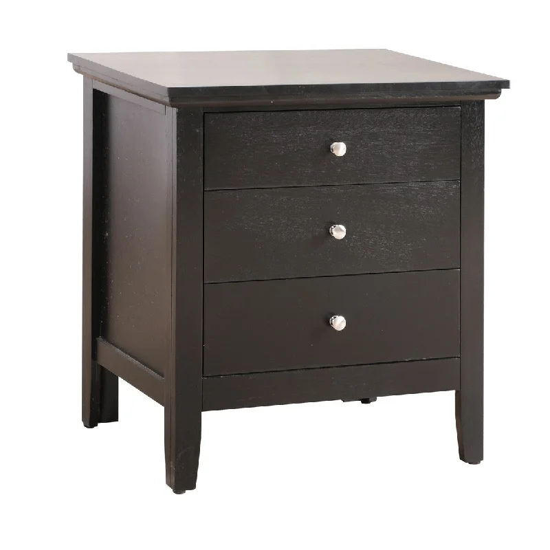 3 Drawer Nightstand for Bedroom Living Room