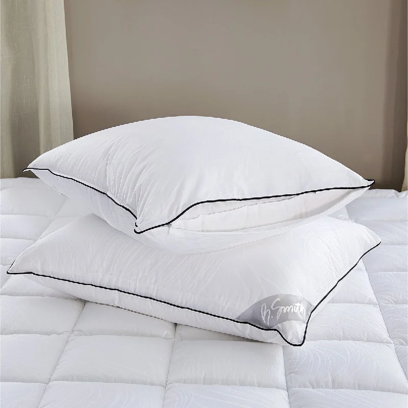 B. Smith® 300 Thread Count Medium Comfort Down Bed Pillow - White