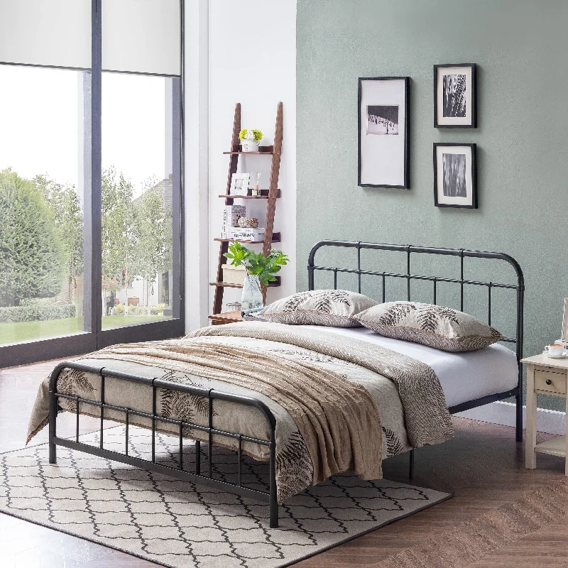 Berthoud Industrial Metal Platform Bed by Christopher Knight Home