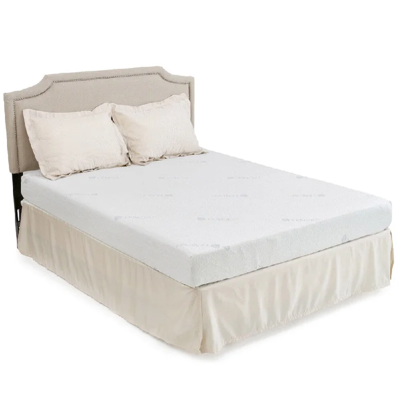 Christopher Knight Home Comfort Medium Firm 8-inch Queen-size Gel Memory Foam Mattress With Bonus Pillows