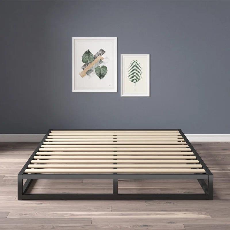 Dekker Minimal Metal Bed Frame - 15 cm High