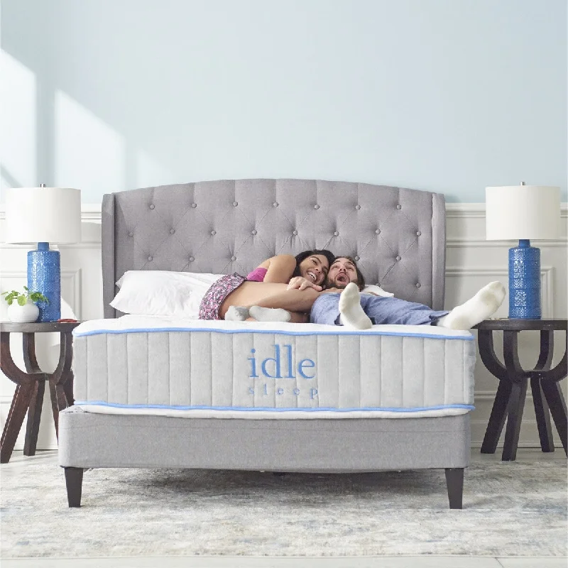 Idle Sleep 14-inch Dual Firmness Hybrid Mattress - N/A