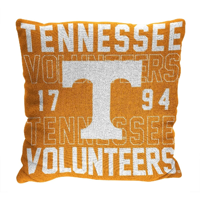 NCAA Tennessee Volunteers Stacked 20 Inch Pillow