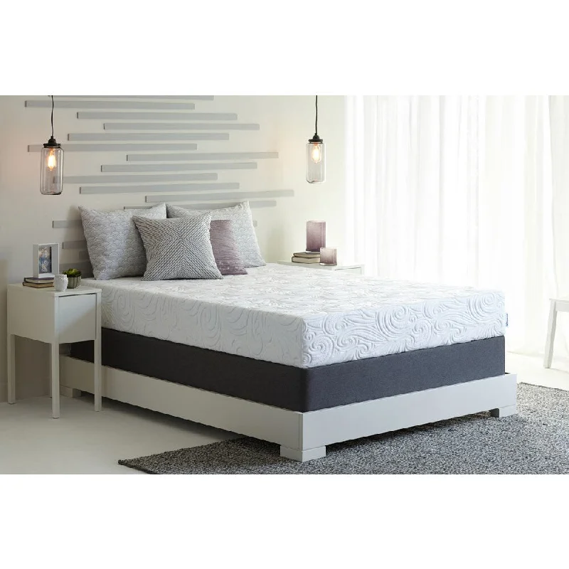 Optimum by Sealy Posturepedic Destiny Gold Firm Full-size Mattress - White/Black