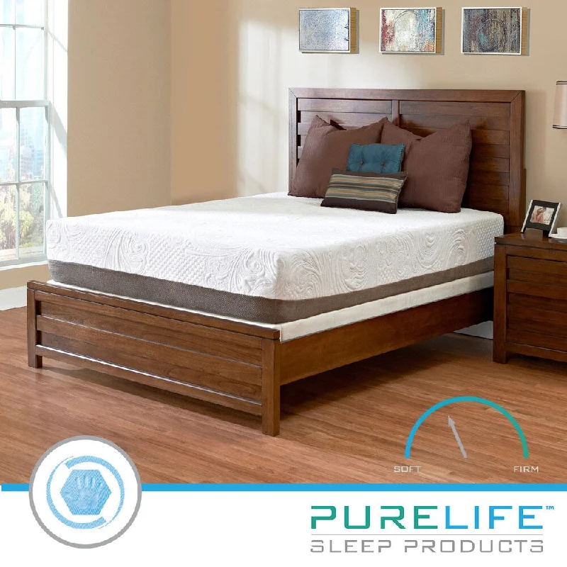 Purelife Apex PureGel Plus 12-inch California King-size Gel Memory Foam Mattress