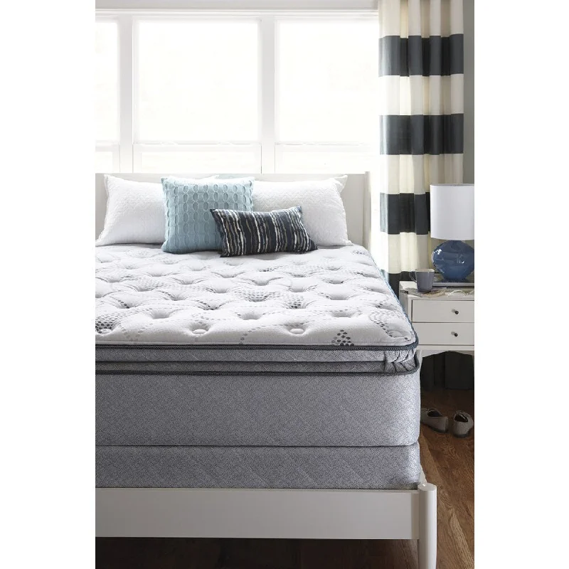 Sealy Sand Cove Plush Euro Pillow Top California King-size Mattress - Grey