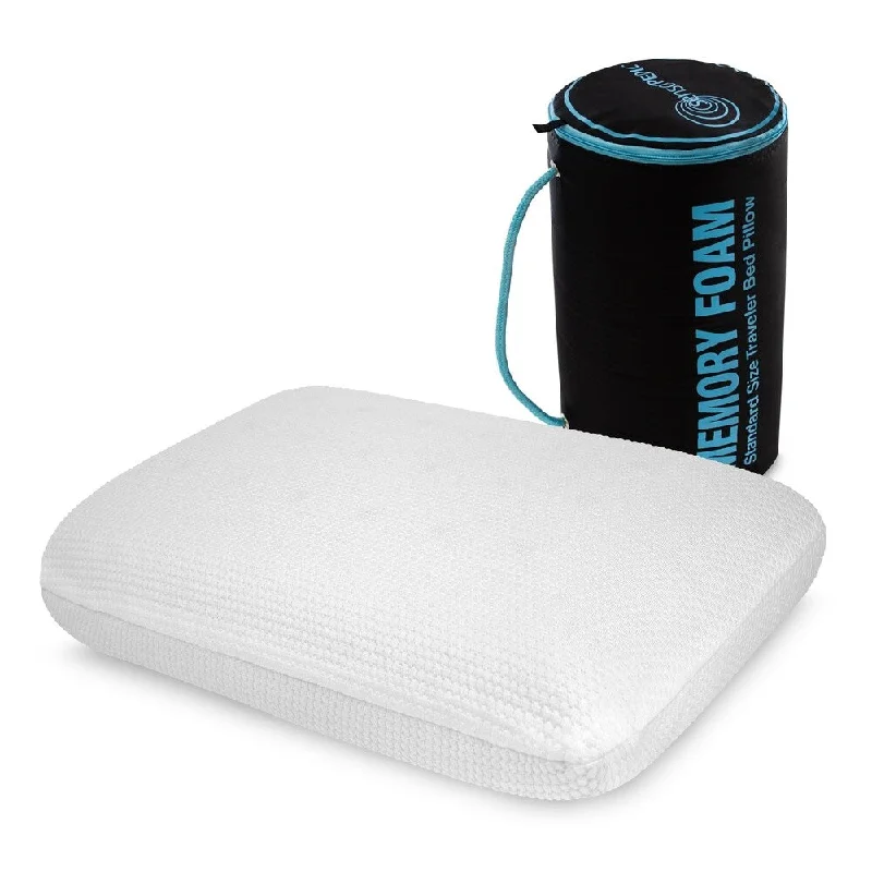 SensorPEDIC On The Go Travel Memory Foam Bed Pillow