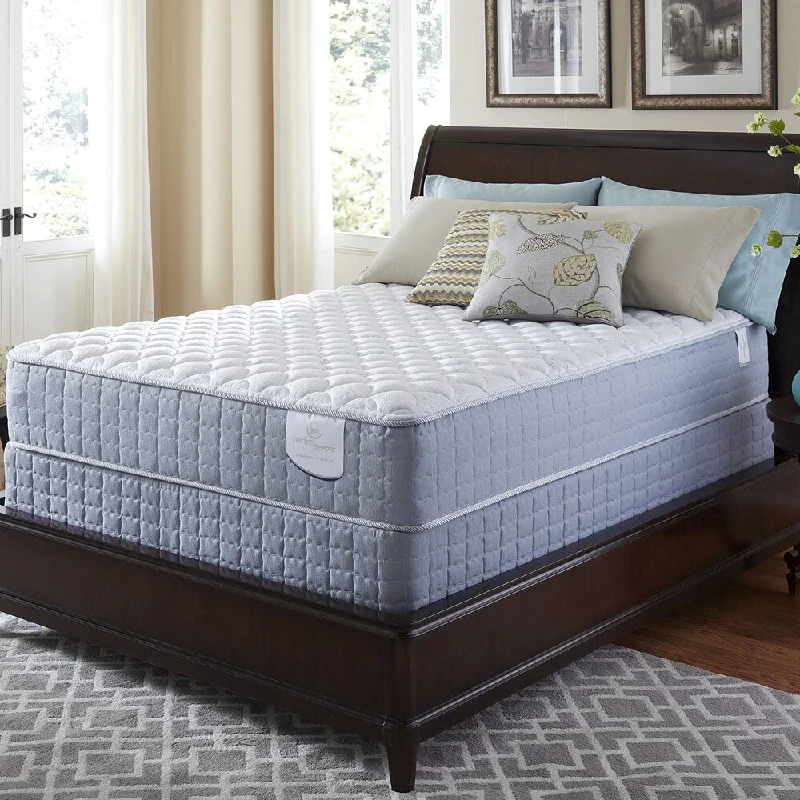 Serta Perfect Sleeper Luminous Cushion Firm Queen-size Mattress and Foundation Set