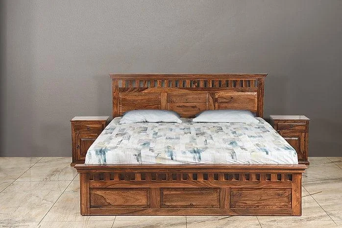 Sheesham Wood Nayandini Maharaja Bed