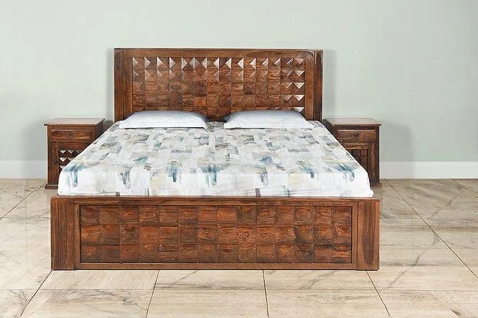 Sheesham Wood Padmavati King Bed