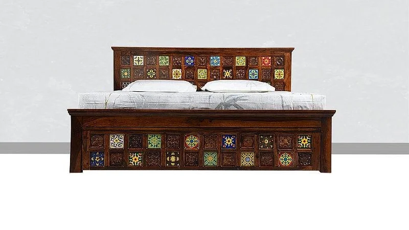 Sheesham Wood Ronak King Bed