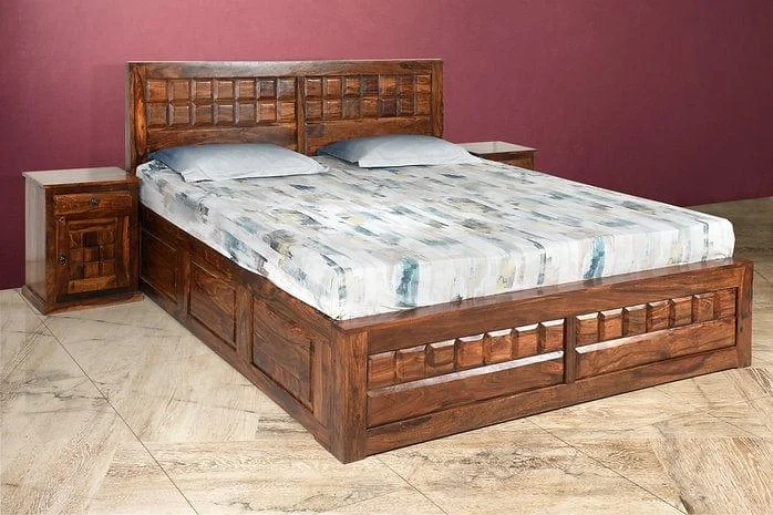 Sheesham Wood Ushaarvi King Bed