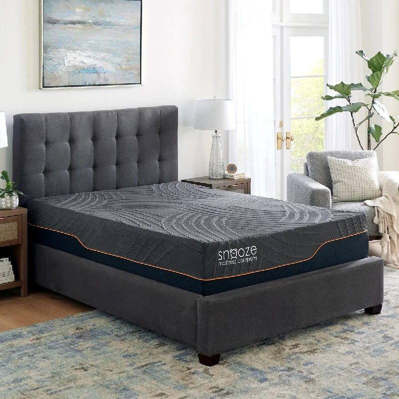 Snooze 13-Inch Firm Hybrid Memory Foam and Coil Mattress