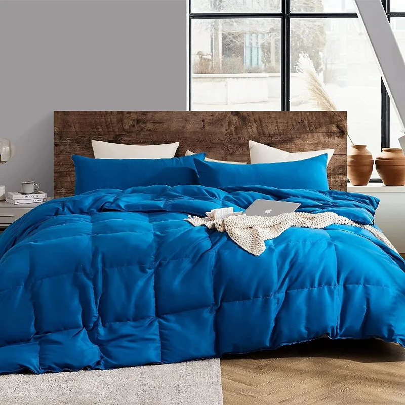 Snorze® Cloud Comforter Set - Coma Inducer® Oversized Bedding in True Blue