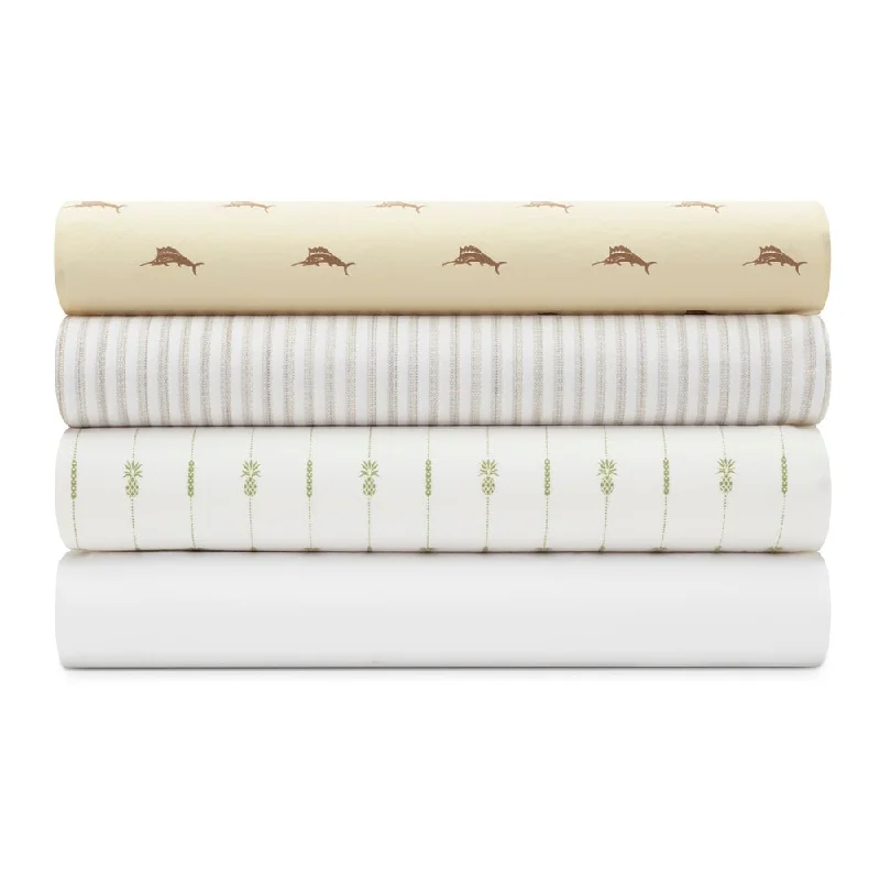 Tommy Bahama Cotton Percale Bed Sheet Sets