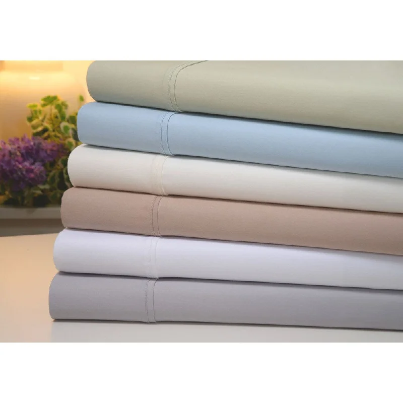 Bibb Home 1000 Thread Count Cotton Rich 6 Piece Deep Pocket Sheet Sets