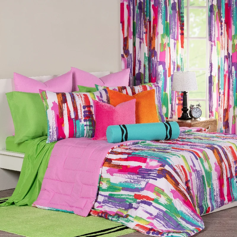 Crayola Brush Up Comforter and Shams Set