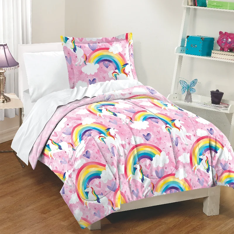 Dream Factory Unicorn 3-piece Comforter Set