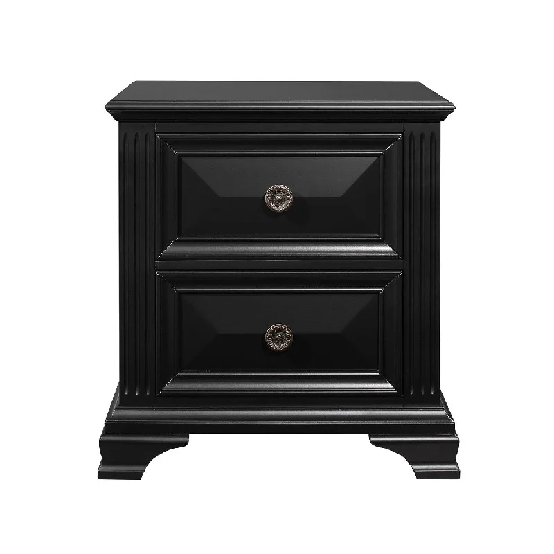 Global Furniture USA Carter B lack Nightstand