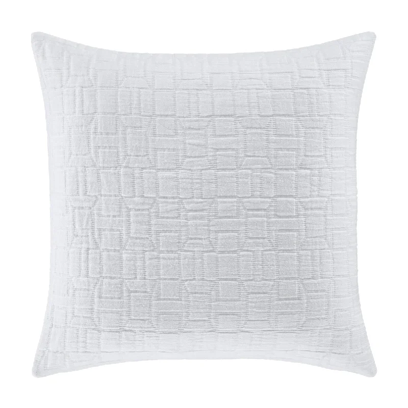 J. Queen New York Sinclair White Euro Sham