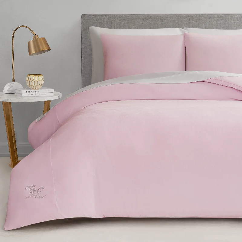 Juicy Couture Solid Velour Comforter and Sham Sets