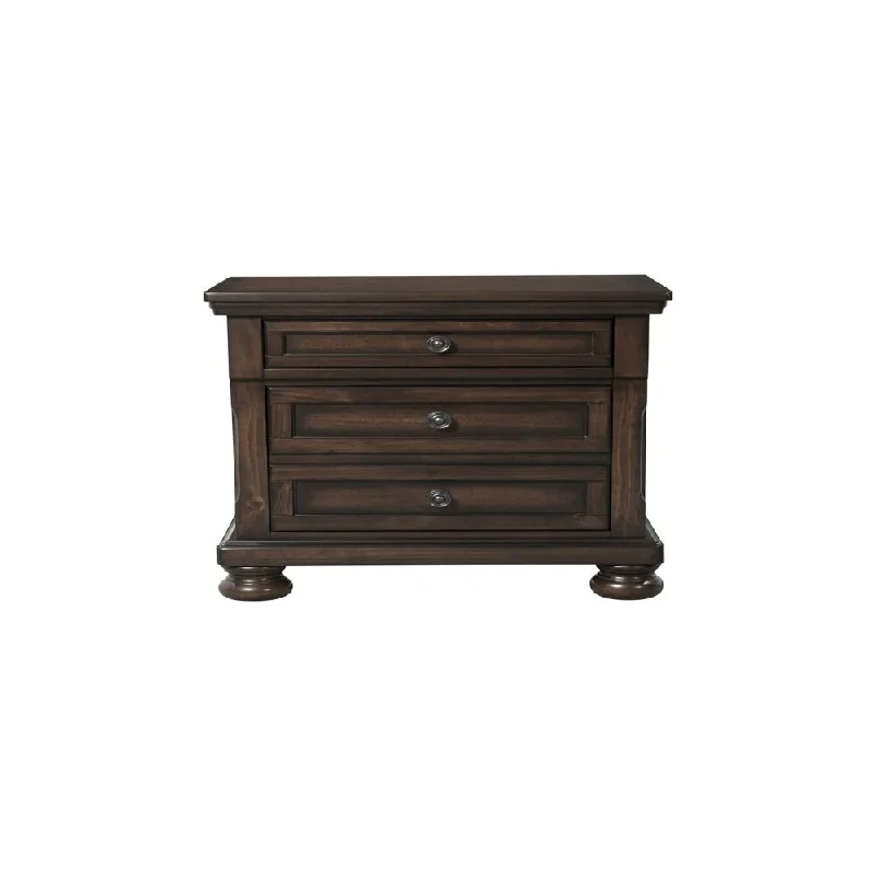 Kingsley Nightstand w/ USB Walnut