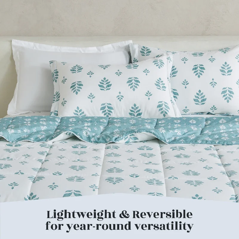 Linery & Co. All Season Down Alternative Reversible Comforter Set