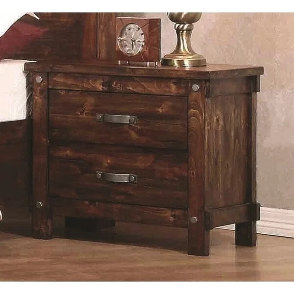 Noble Rustic Oak Nightstand