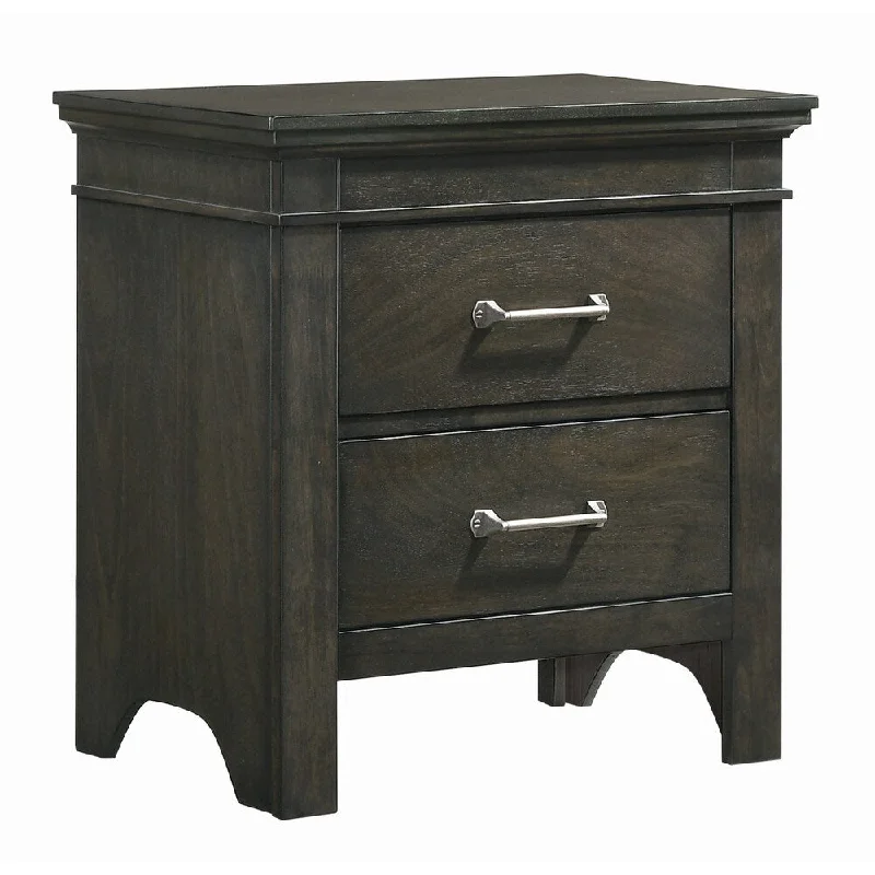 Porch & Den Cecilia Wood 2-drawer Nightstand