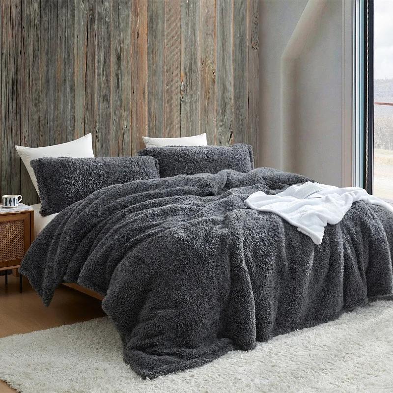 Pumi - Coma Inducer® Oversized Comforter Set - Dark Gray