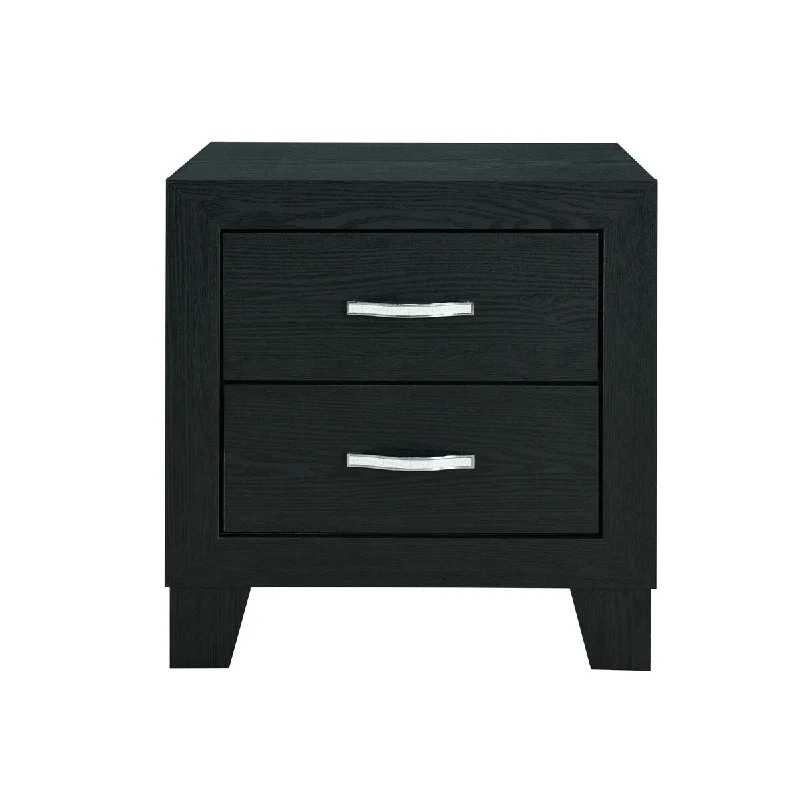 Reid Black Nightstand