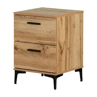 Open Box South Shore Musano Nightstand Nordik Oak