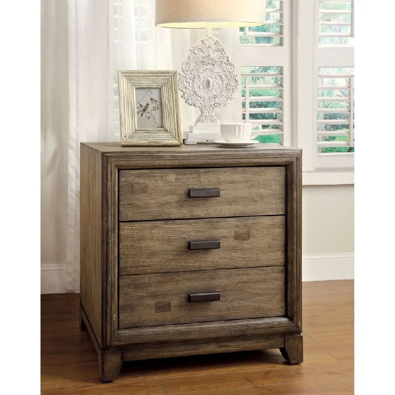 Williams Home Furnishing Antler Night Stand in Natural Ash Finish