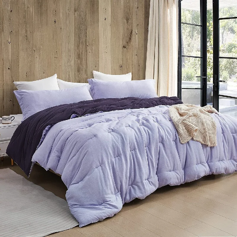 Yoga Pants® - Coma Inducer® Oversized Cooling Comforter Set - Sweet Lavender x Midnight Purple