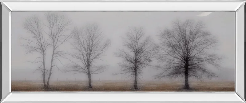 Early December By Jacks H. - Mirrored Frame Wall Art - Light Gray