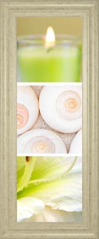 Facets Of Spring Il By Irena Orlov - Framed Print Wall Art - Green