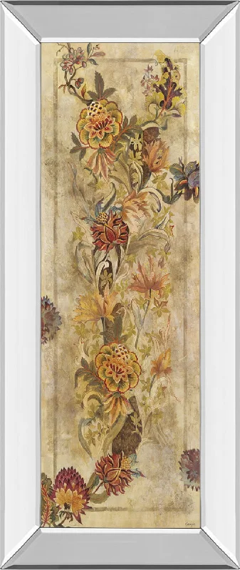 Fleur Delicate Il By Georgie - Framed Print Wall Art - Beige