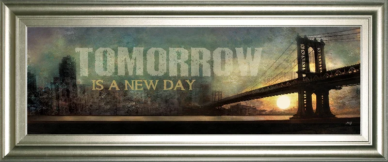 Tomorrow Is A New Day By Marla Rae - Dark Gray