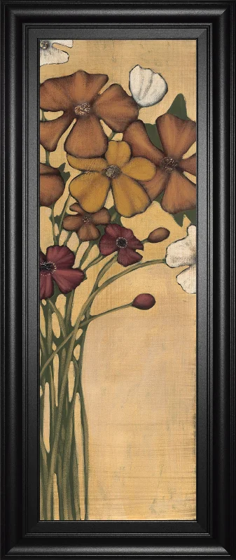 Wandering Bouquet By Maja - Framed Print Wall Art - Beige