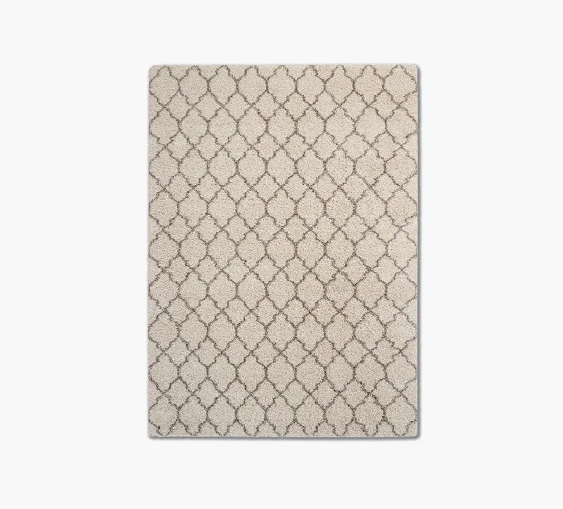 Amore Cream Shag 8 x 10 Rug