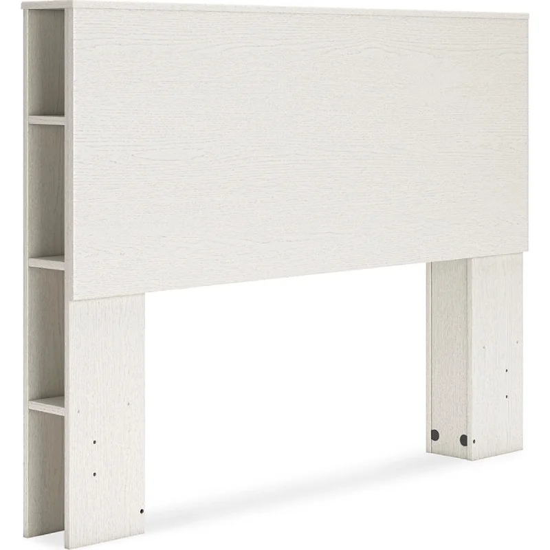 Aprilyn Full Bookcase Headboard - White