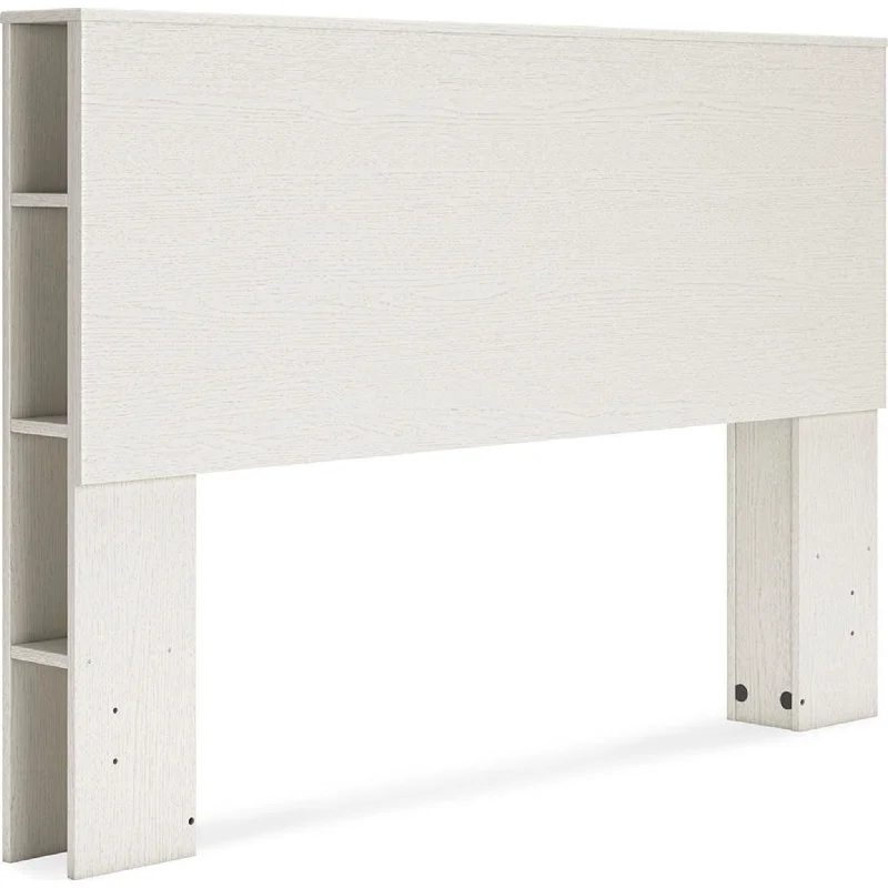 Aprilyn Queen Bookcase Headboard - White