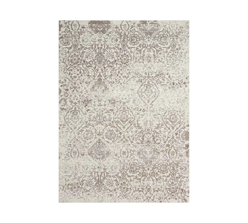 Damask Ivory 5 x 7 Rug