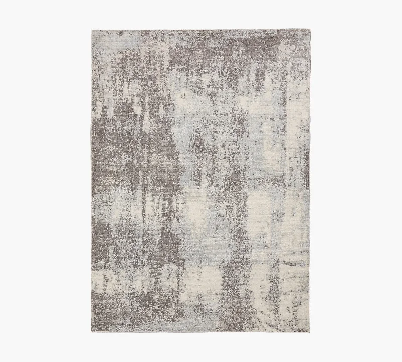 Etchings Grey Blue 8 x 10 Rug