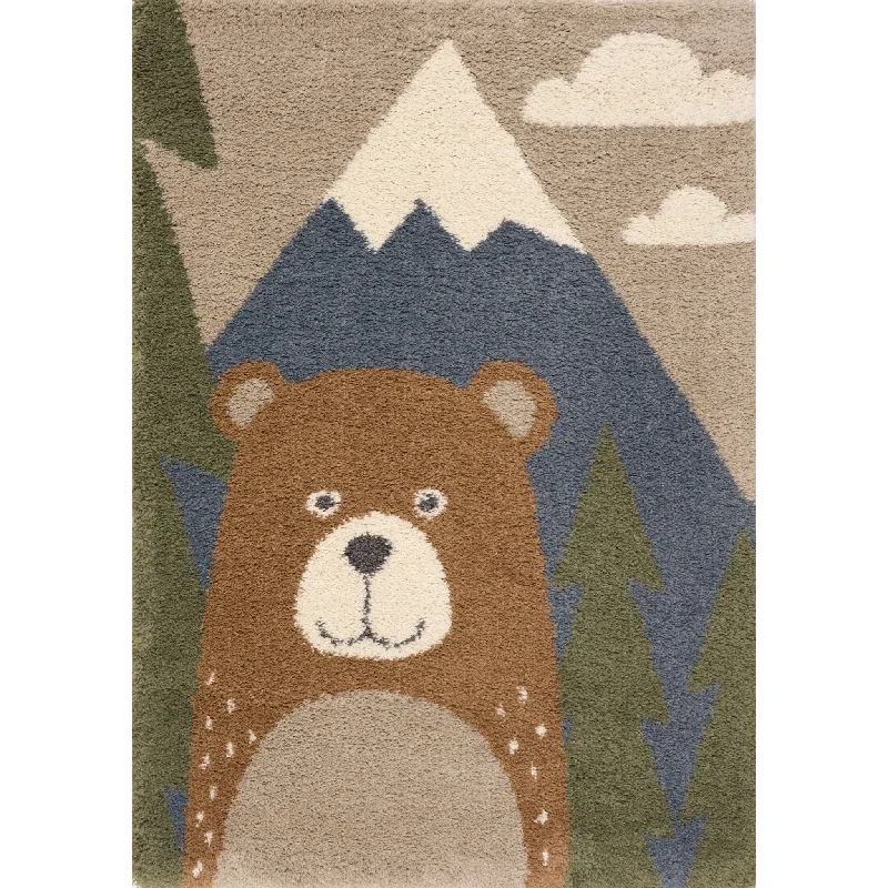 Kids Bear Mountain Area Rug - 5'x8'