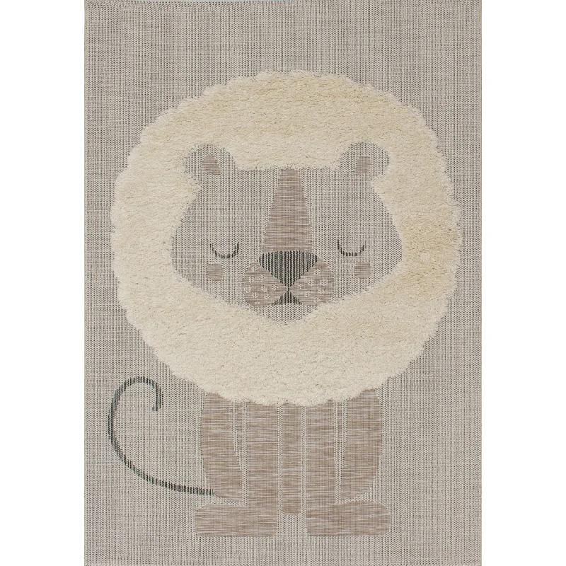 Kids Lion Area Rug - 5'x8'