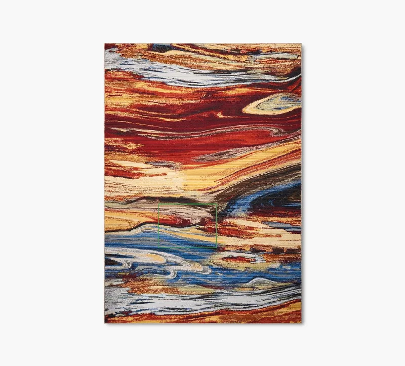 Lava Flow 5 x 8 Rug