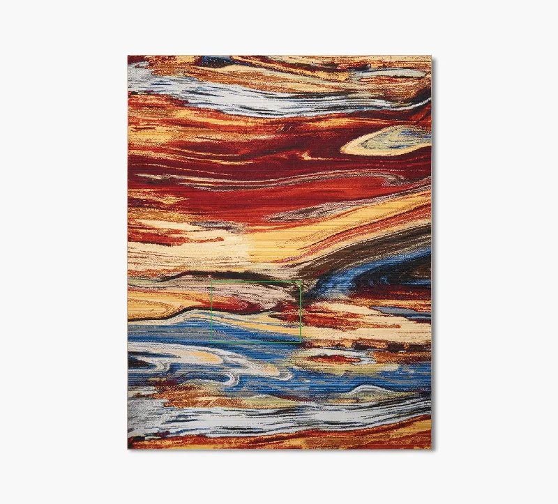 Lava Flow 8 x 10 Rug