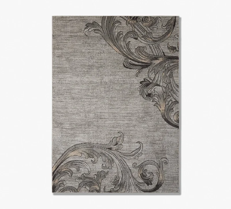 Maxell Grey Swirl 8 x 10 Rug